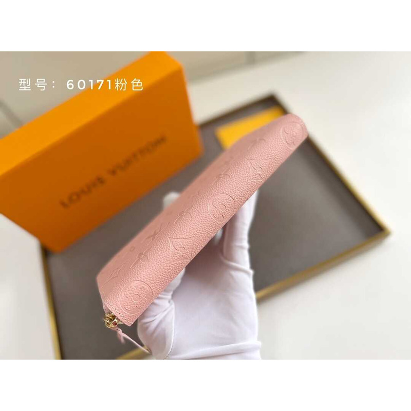 l**is V*t*n zippy vertical wallet pink