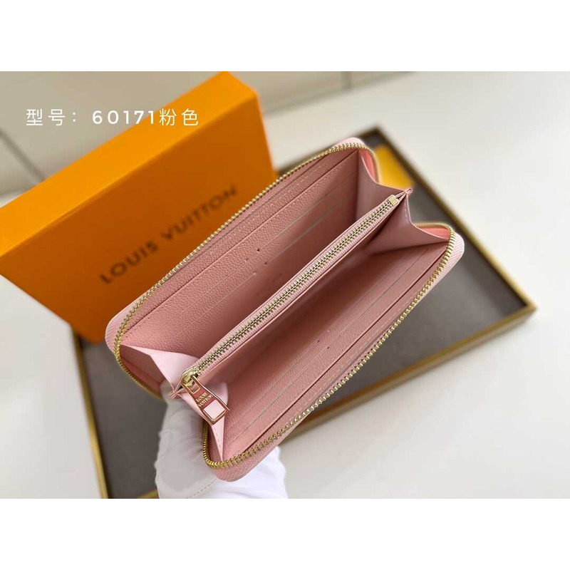l**is V*t*n zippy vertical wallet pink