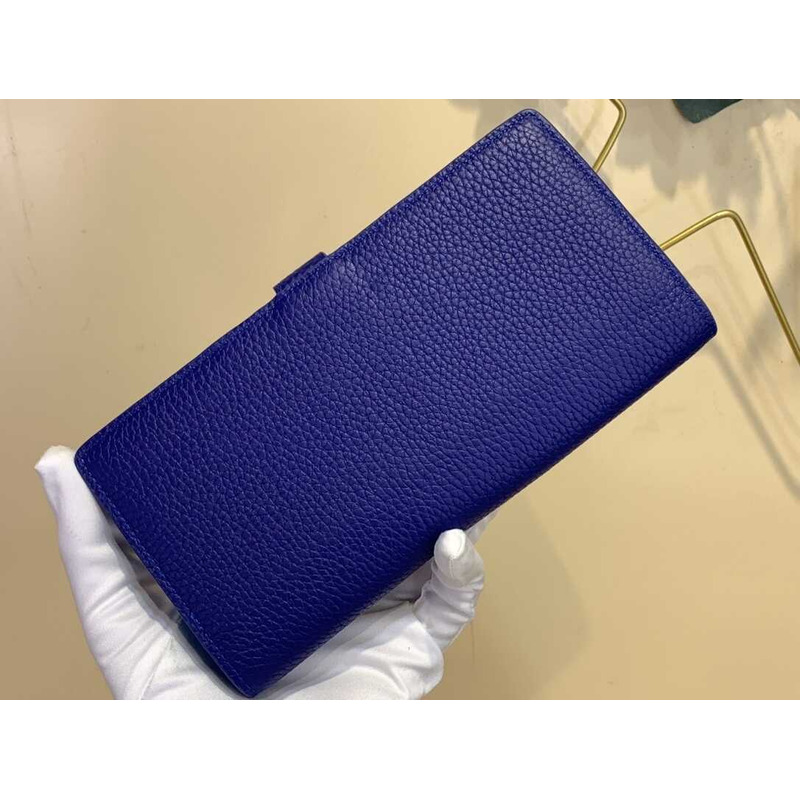l**is V*t*n taurillon wallet blue