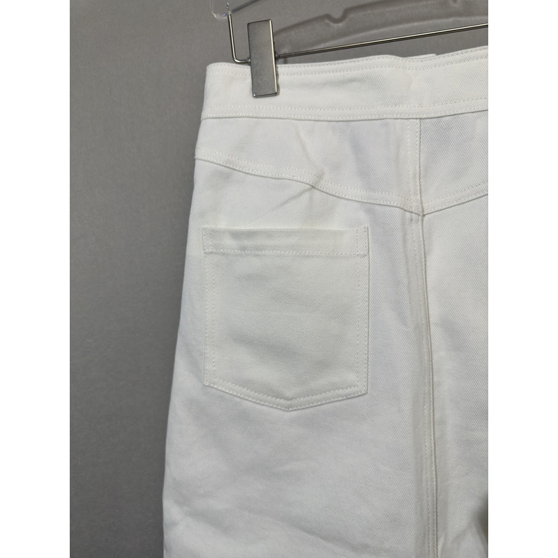 l**is V*t*n summer denim short white