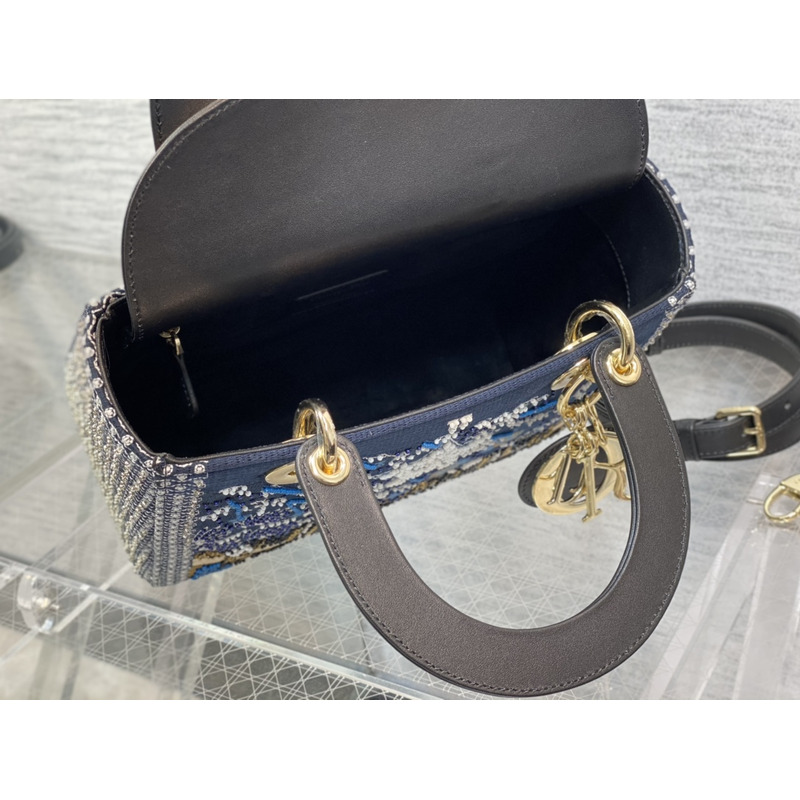 D*or stars lady D*or medium tarot beaded bag