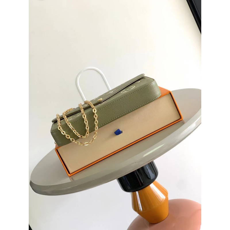 l**is V*t*npochette felicie amplant giant shoulder bag tortorail clam