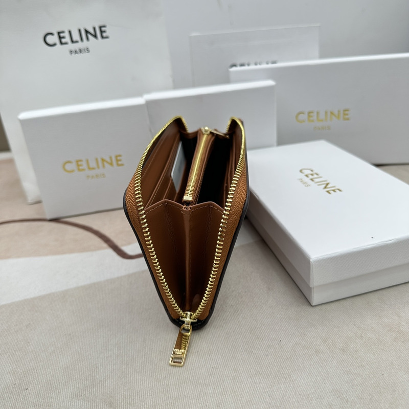 Ce**e long wallets brown wallets