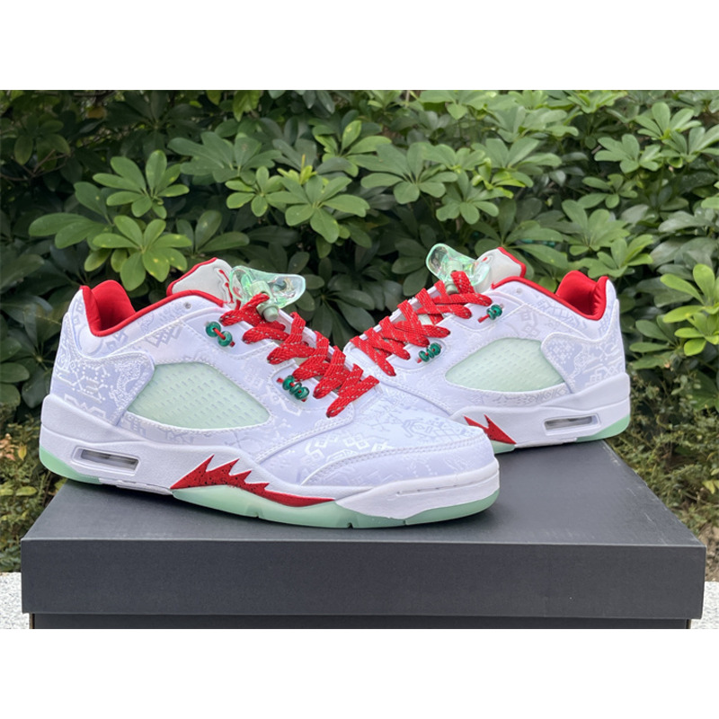 Air Jordan 5 Low x Clot White Silk