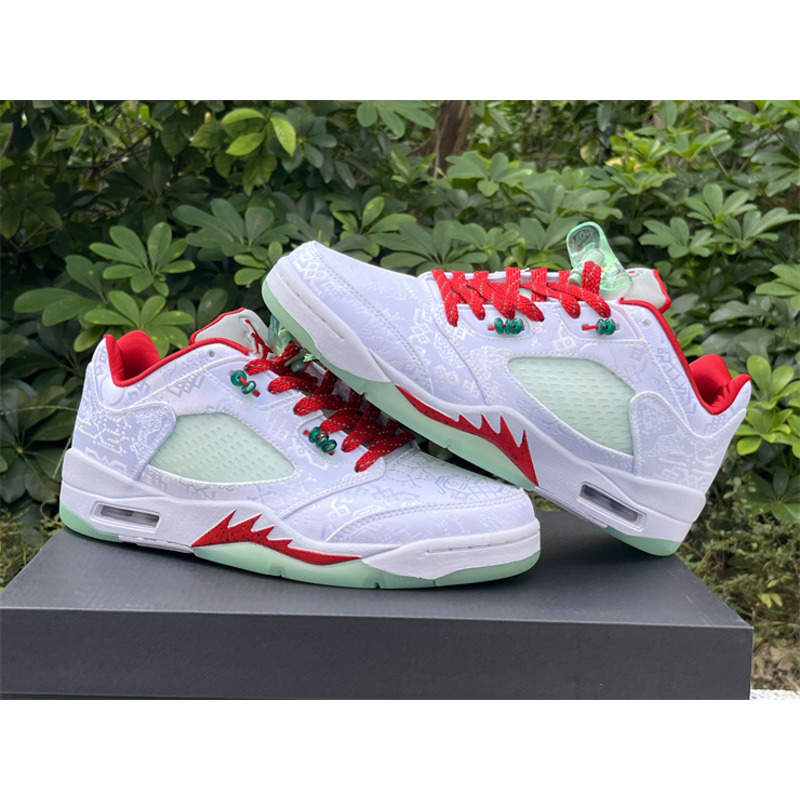 Air Jordan 5 Low x Clot White Silk
