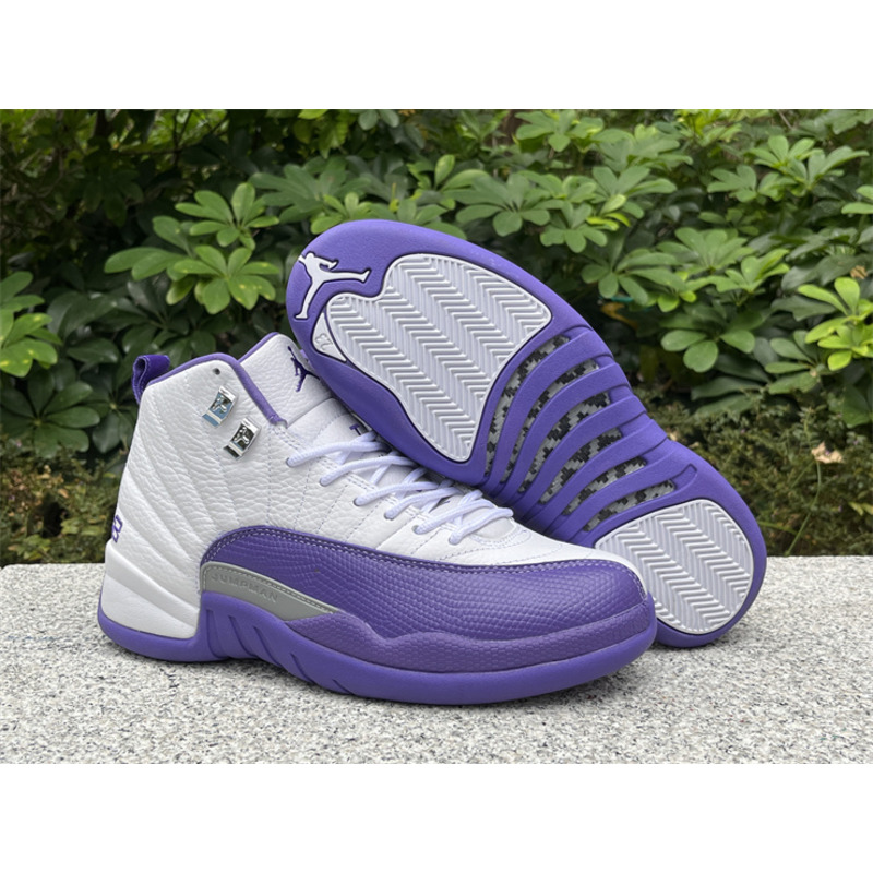 Air Jordan 12 Sneakers Purple White