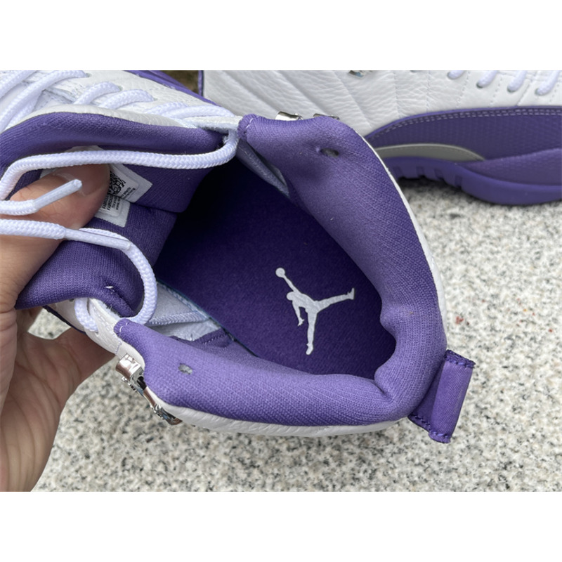 Air Jordan 12 Sneakers Purple White