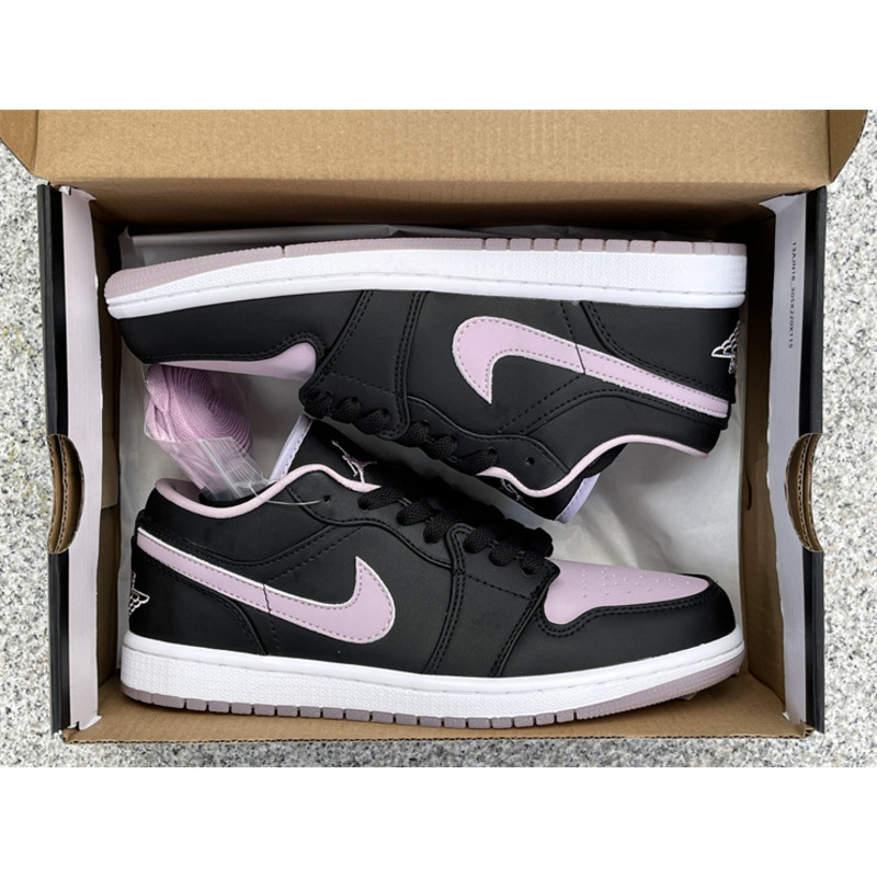 Jordan Air Jordan 1 Low Black And Pink