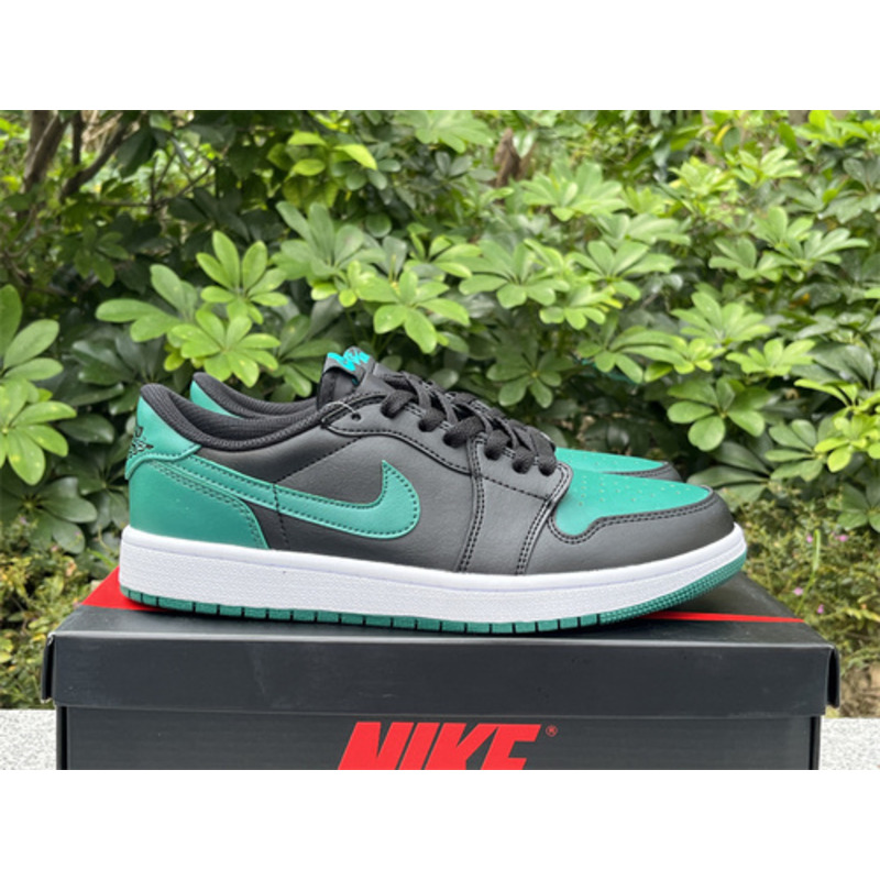 Jordan Air Jordan 1 Low Black And Green