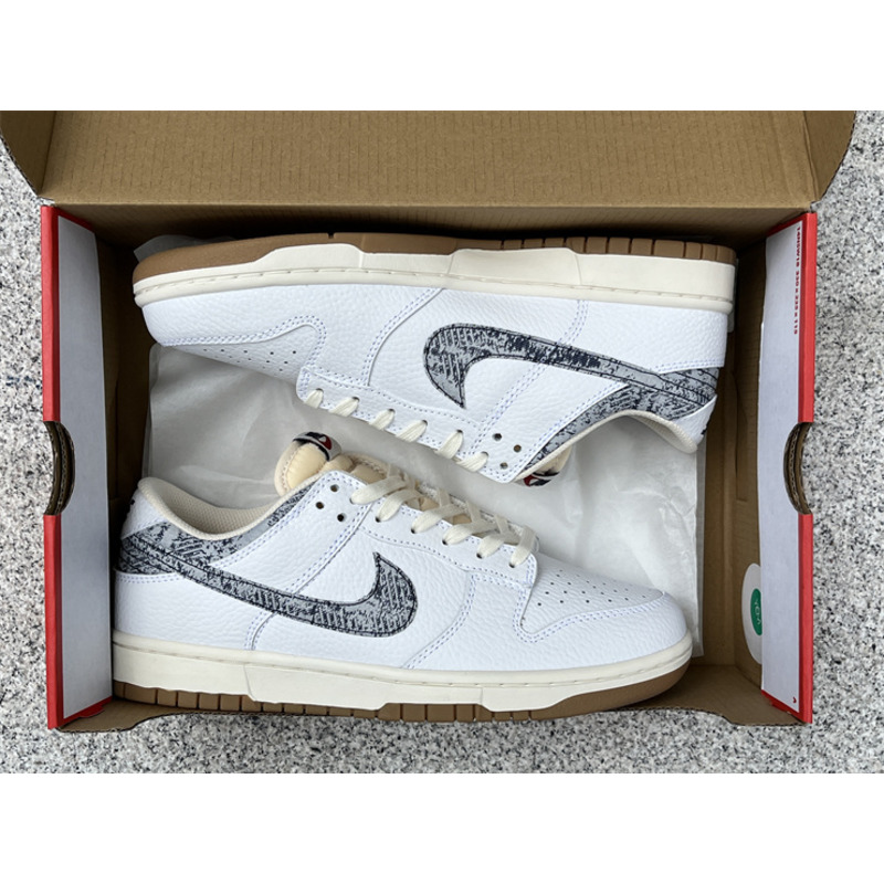 Nike Dunk Low Sneakers Washed Denim