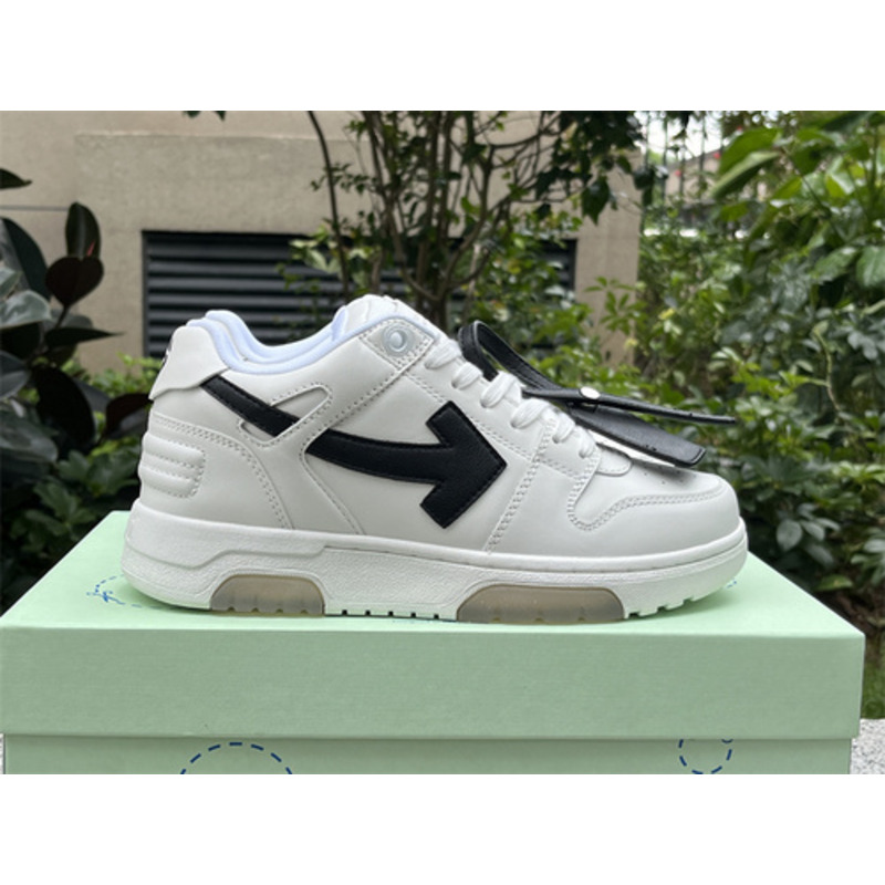 Off White Out Of Office Lace-Up Sneakers White