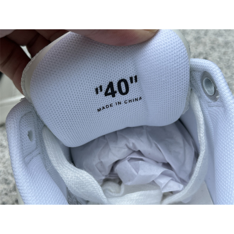 Off White Out Of Office Lace-Up Sneakers White