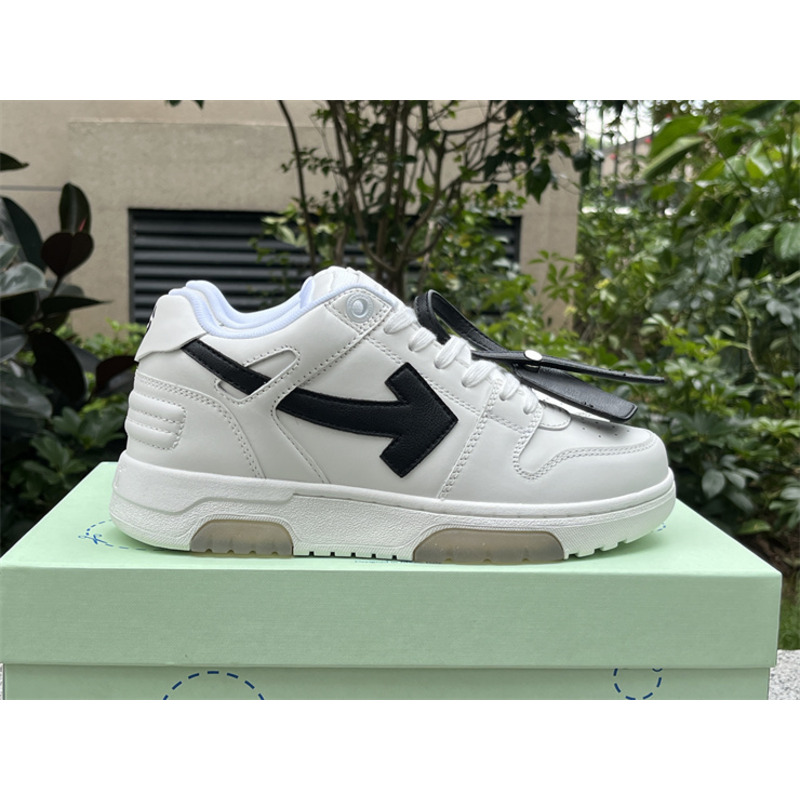 Off White Out Of Office Lace-Up Sneakers White