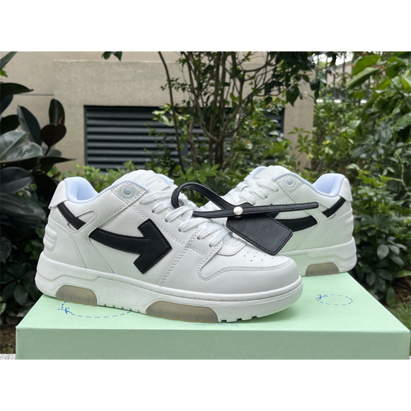 Off White Out Of Office Lace-Up Sneakers White