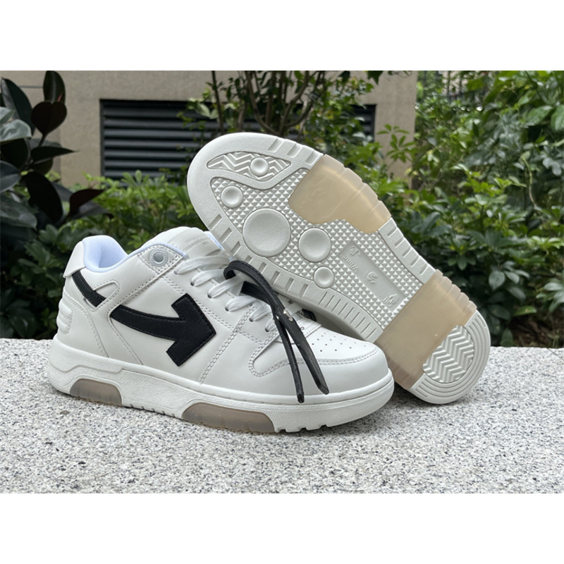Off White Out Of Office Lace-Up Sneakers White