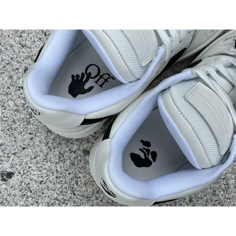 Off White Out Of Office Lace-Up Sneakers White