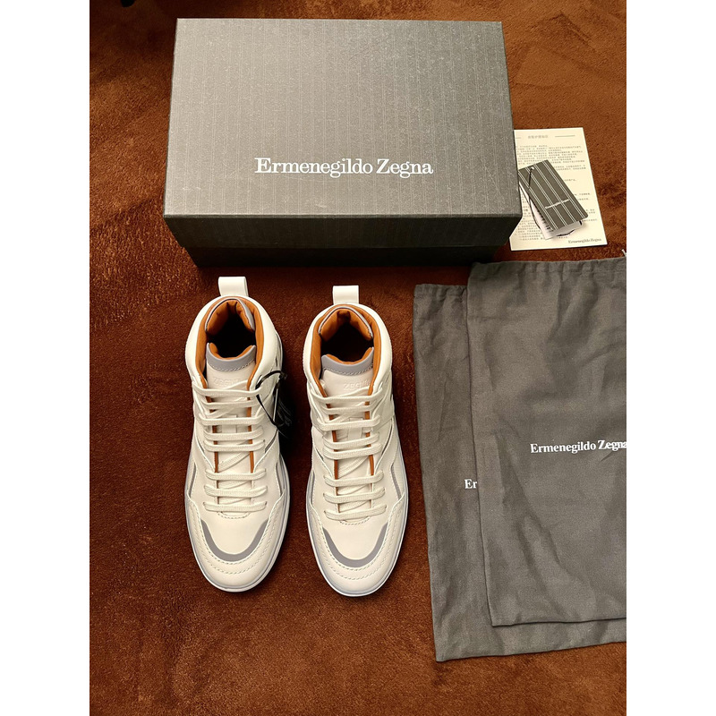 Ermenegildo Zegna High-Top Sneakers White