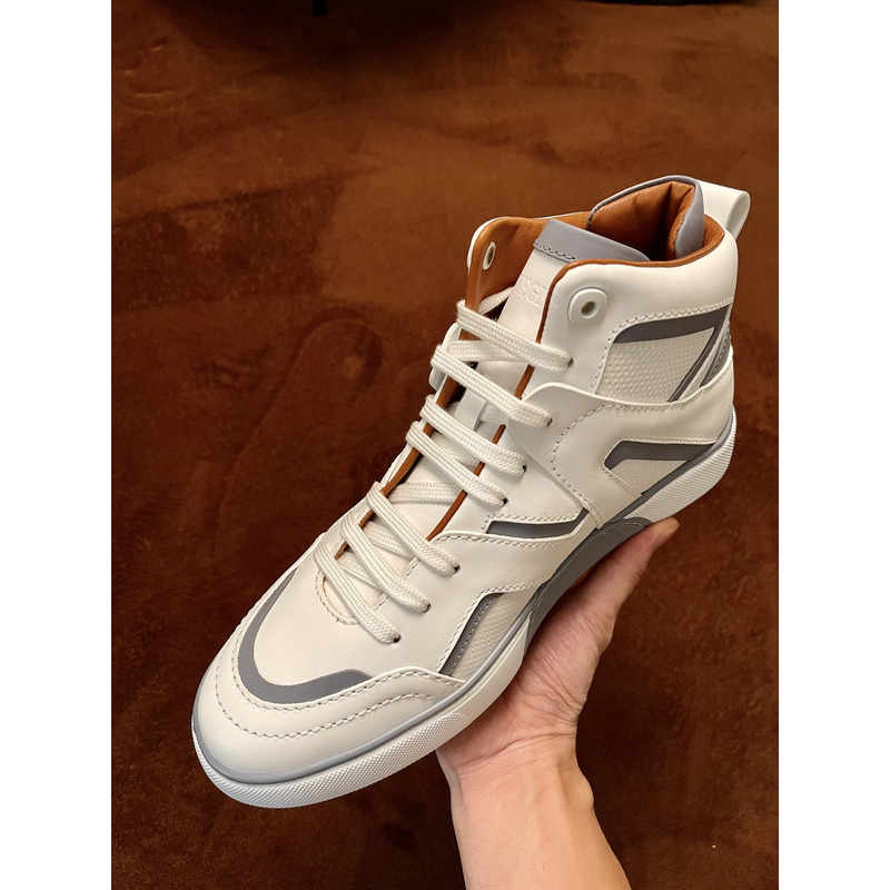 Ermenegildo Zegna High-Top Sneakers White