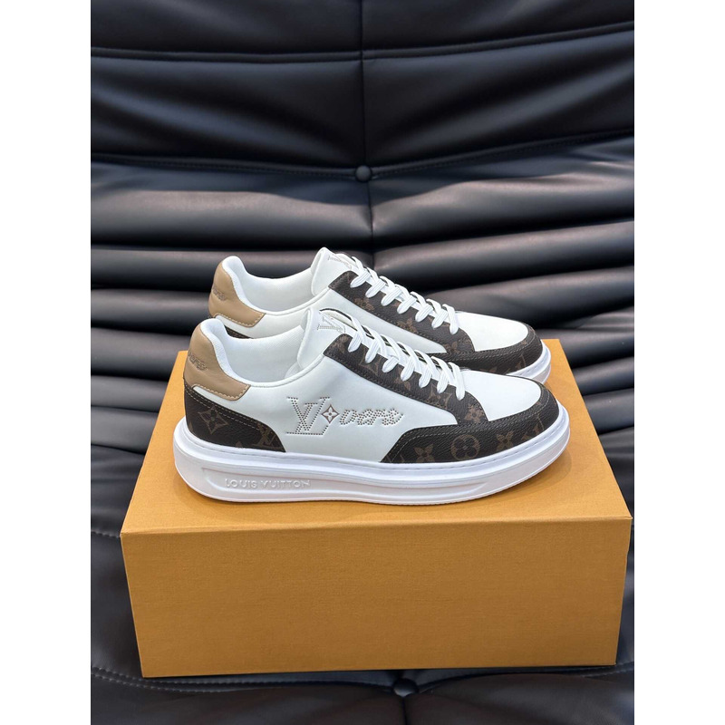 l**is V*t*n printed pattern trainer sneaker with logo multicolor