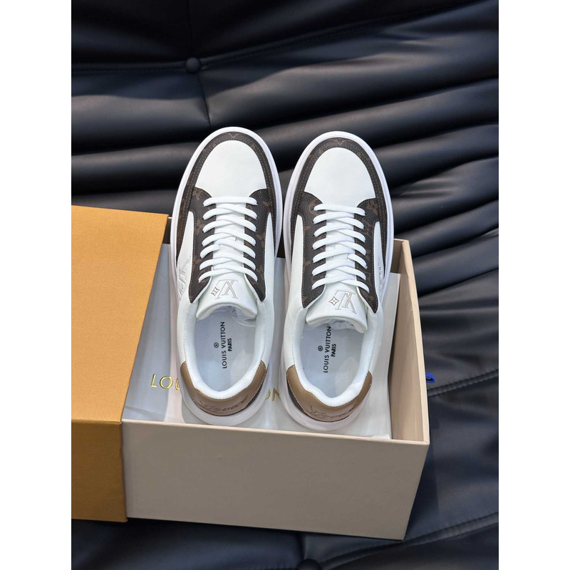 l**is V*t*n printed pattern trainer sneaker with logo multicolor