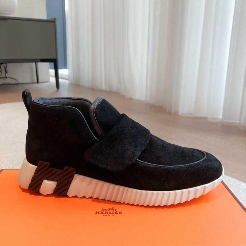 H**mes h canvas sneaker noir