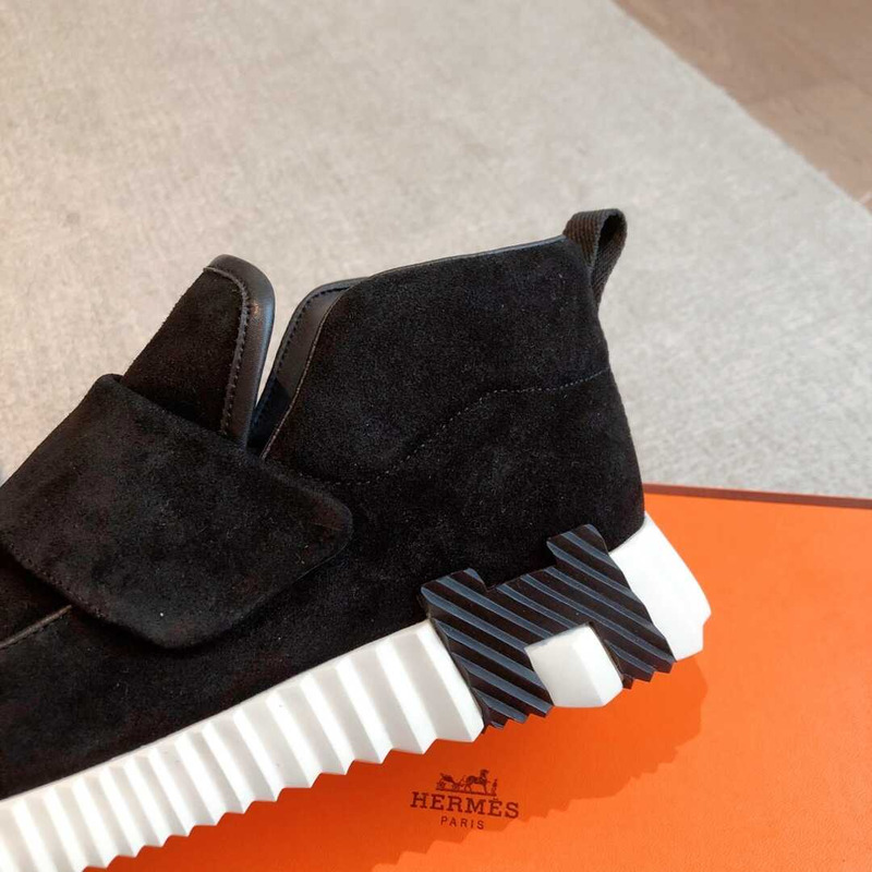 H**mes h canvas sneaker noir