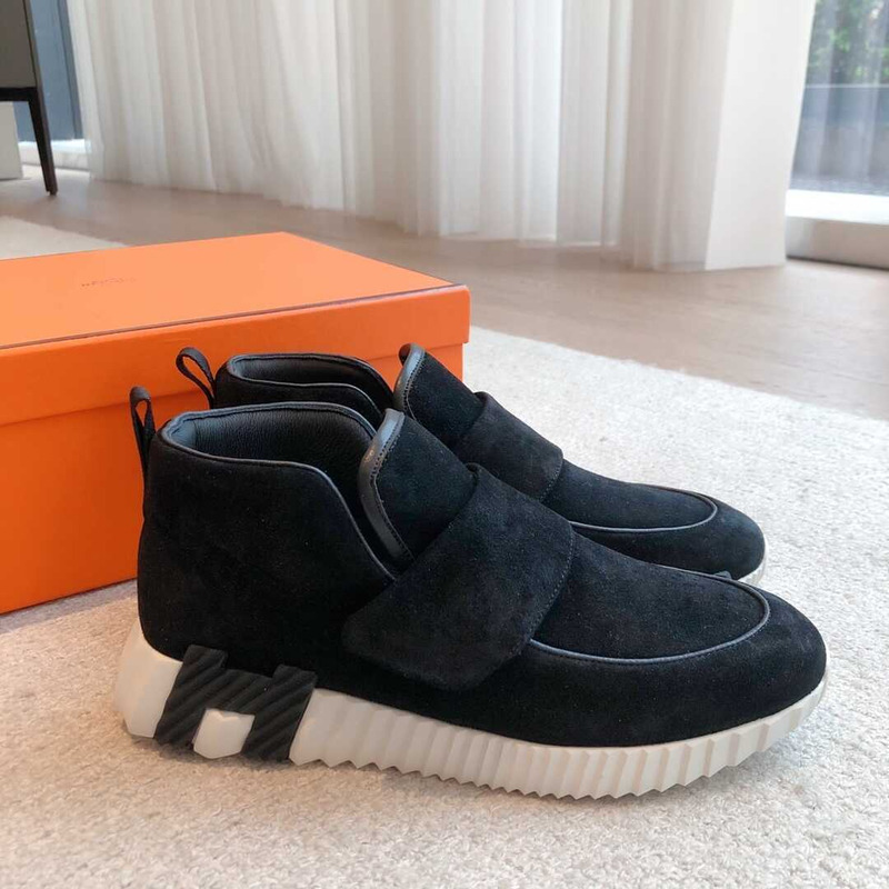 H**mes h canvas sneaker noir