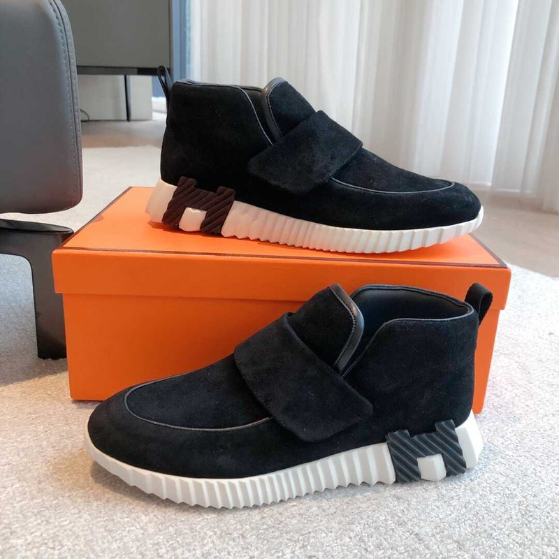 H**mes h canvas sneaker noir