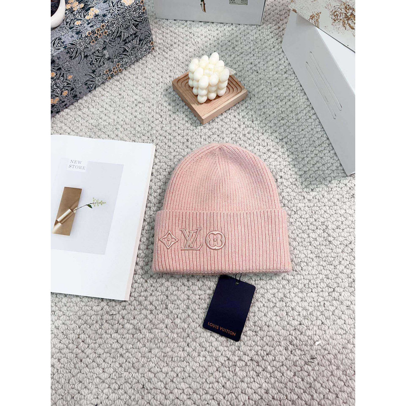 l**is V*t*n lv headline beanie beige rose