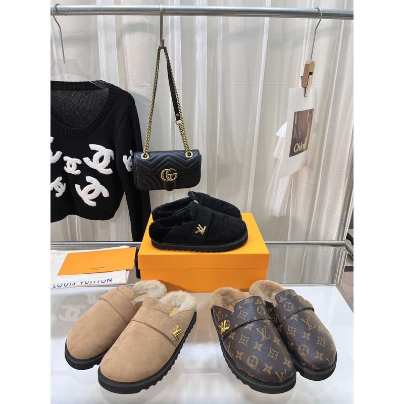 l**is V*t*n easy line mule cotton sandals pink