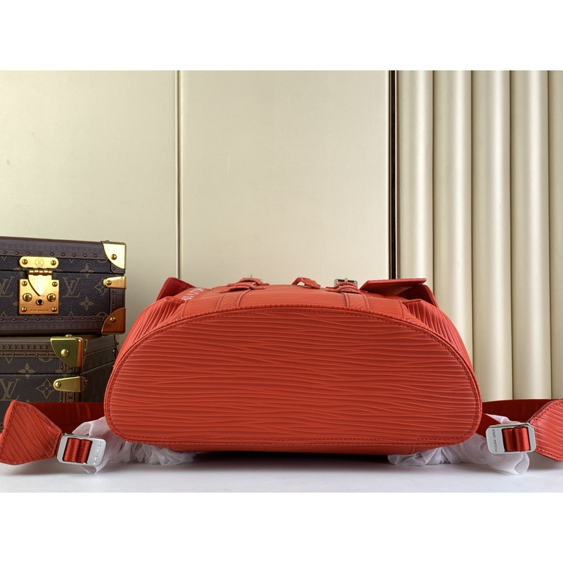 l**is V*t*n christopher medium backpack epi xl leather red