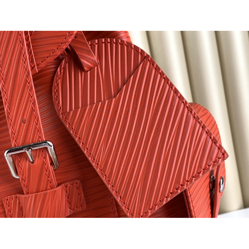 l**is V*t*n christopher medium backpack epi xl leather red