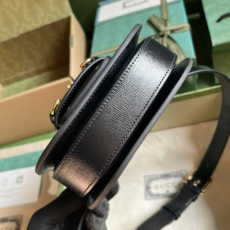 G*u*i horsebit 1955 belt bag black