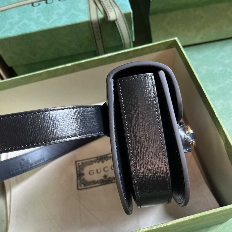 G*u*i horsebit 1955 belt bag black