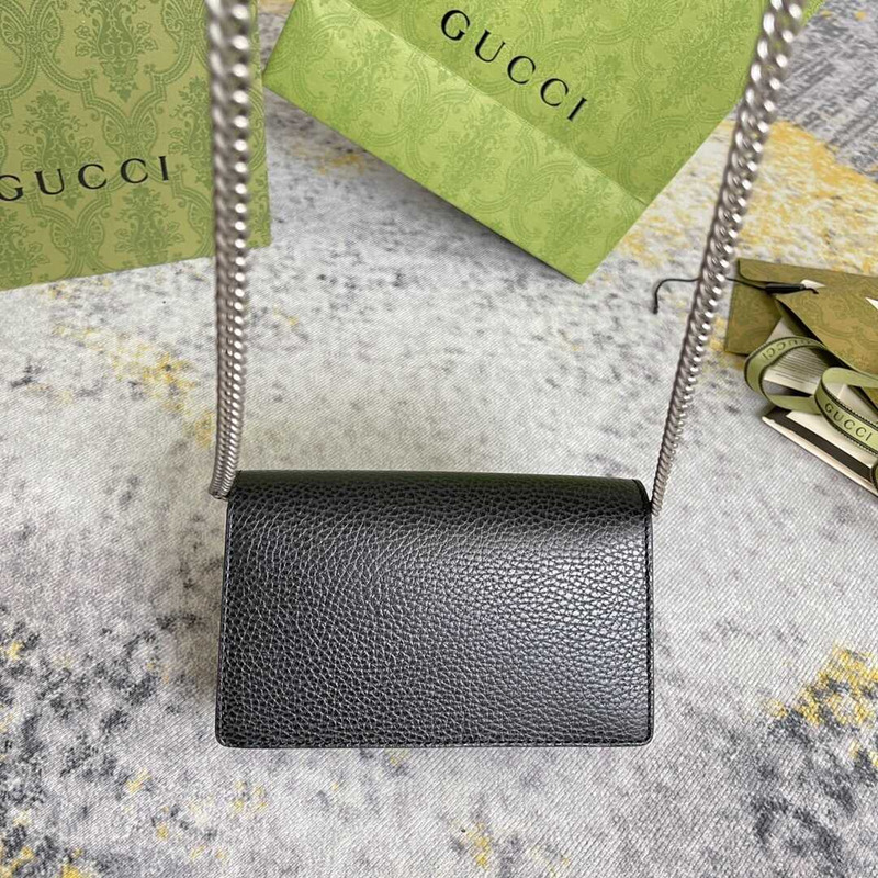 g*u*i dionysus gg S*per mini bag black