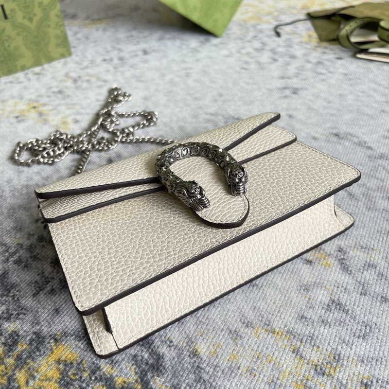 g*u*i dionysus gg S*per mini bag white