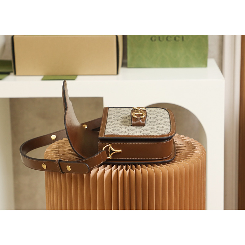 G*u*i horsebit 1955 small bag brown