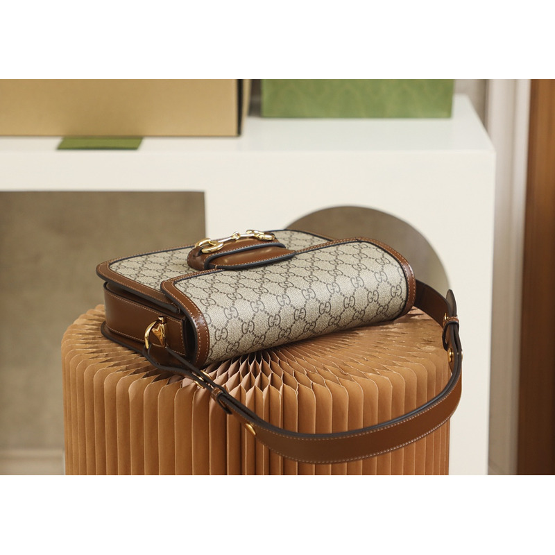 G*u*i horsebit 1955 small bag brown