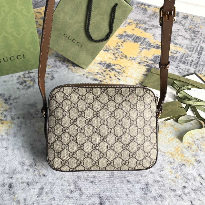 G*u*i horsebit 1955 schultertasche bag brown