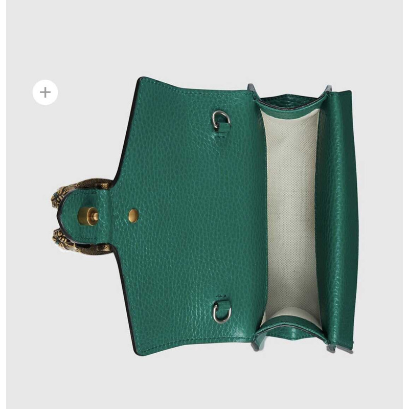 g*u*i women S*per mini leather shoulder bag green