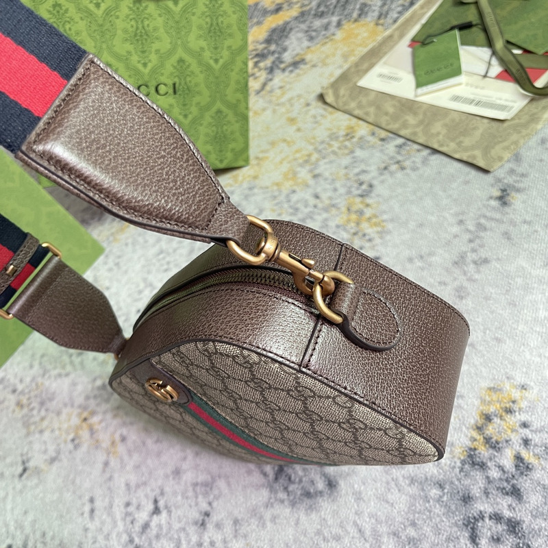 G*u*i kleine ophidia gg schultertasche bag beige- und ebenholzfarbener