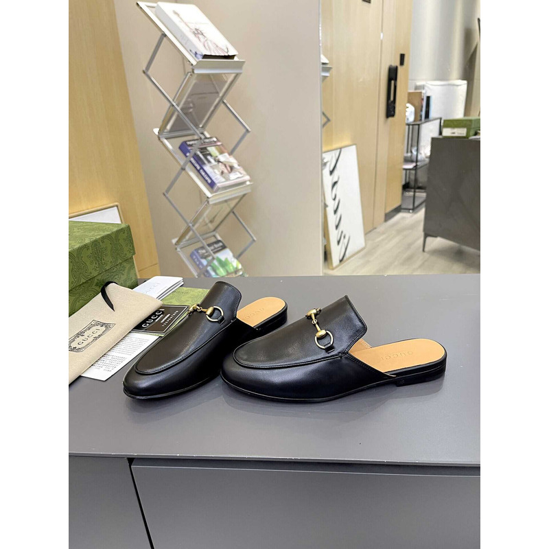 G*u*i slipper princetown aus leder slipper black