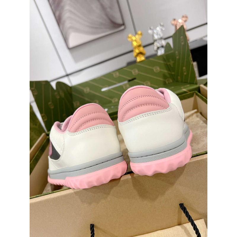 G*u*i mac80 sneakers off white gray and pink