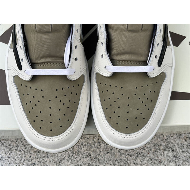 Jordan 1 Retro Low Golf Travis Scott Neutral Olive