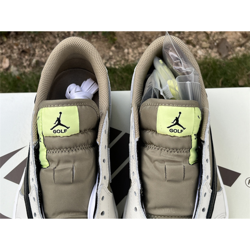 Jordan 1 Retro Low Golf Travis Scott Neutral Olive