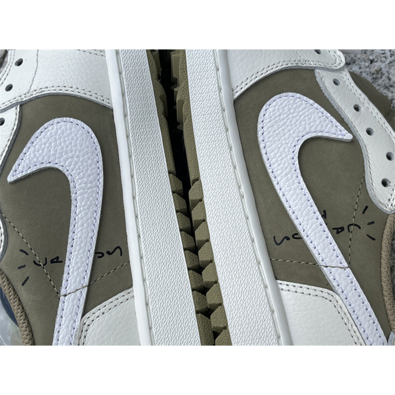 Jordan 1 Retro Low Golf Travis Scott Neutral Olive