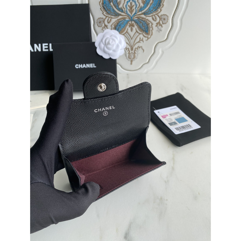 Ch*el classic card holder, black