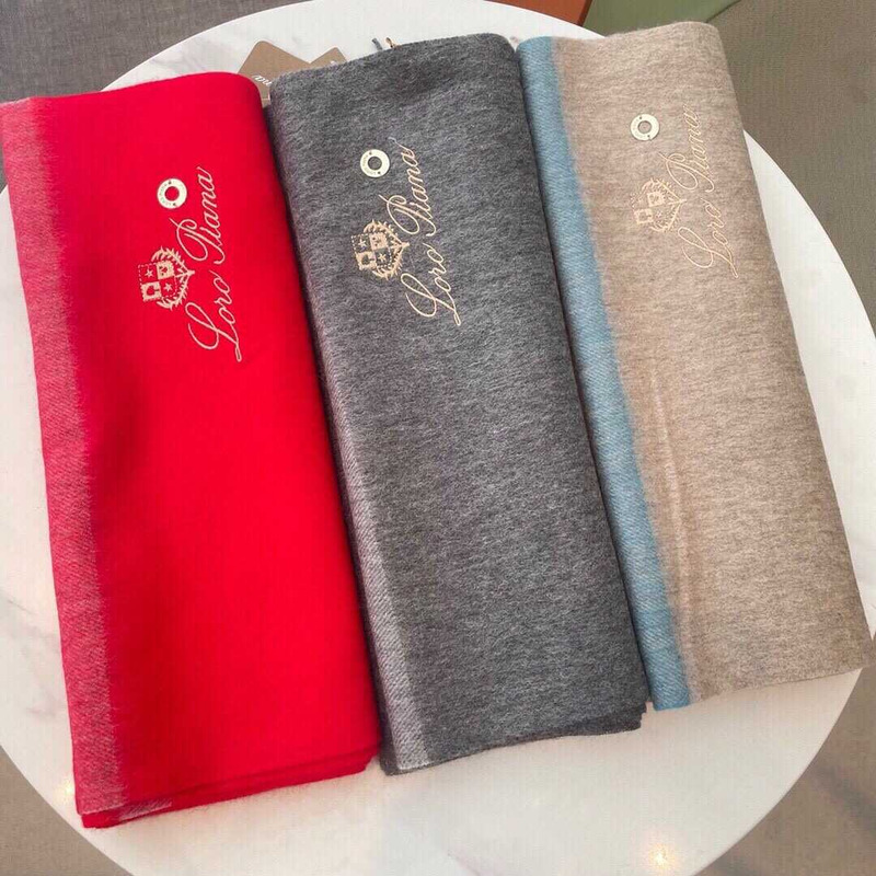Loro piana Cashmere Scarf Red