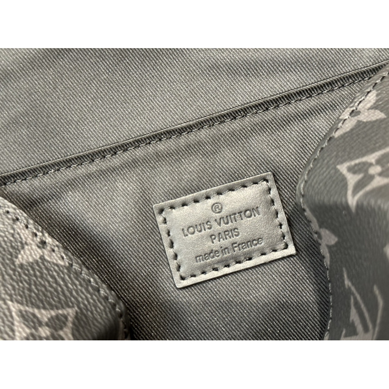 l**is V*t*n nano steamer monogram eclipse coated canvas black