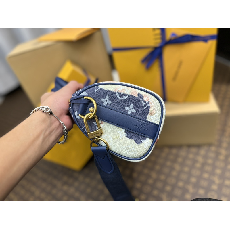 l**is V*t*n keepall bandoulière 25 ink blue